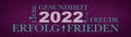 NEUJAHR 2022 GlÃÂ¼ckwÃÂ¼nsche GruÃÅ¸karte Hintergrund Banner Panorama - Pinke abstrakte Textur mit WÃÂ¼nsche